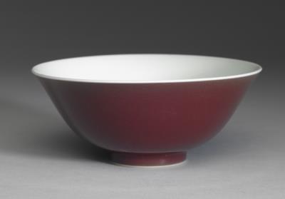 图片[2]-Bowl with copper red glaze, Qing dynasty, Yongzheng reign (1723-1735)-China Archive